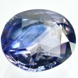 〔天然サファイア 2.400ct〕a約8.35×7.01mm ルース 裸石 宝石 ジュエリー sapphire corundum コランダム テEB8