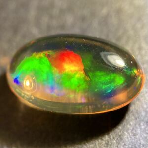 遊色効果抜群!!〔天然ファイヤーオパール約1.757ct〕a約11.12×7.00mm ルース 裸石 宝石 ジュエリー jewelry opal 