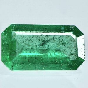 〔天然エメラルド0.586ct〕a約7.90×4.42mmソーティング付 ルース 裸石 宝石 ジュエリーjewerly emerald テEA0