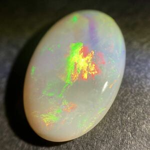 〔天然オパール約6.365ct〕a約19.44×13.17mm ルース 裸石 宝石 ジュエリー jewelry opal テEG0