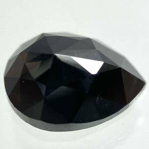 〔天然ブラックダイアモンド1.263ct〕a 7.84×5.84mm ルース 裸石 black diamond 宝石 ジュエリー 