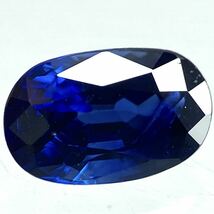 〔天然サファイア 0.851ct〕a約6.61×425mm ルース 裸石 宝石 ジュエリー sapphire corundum コランダム テDE0_画像1