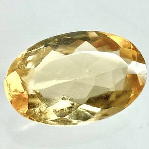 〔天然インペリアルトパーズ1.319ct〕a約8.95×5.92mmソーティング付 ルース 裸石 宝石 ジュエリー Imperial topaz