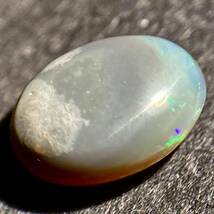 〔天然ブラックオパール約0.729ct〕a約7.37×5.16mm ルース 裸石 宝石 ジュエリー jewelry opal テDG0_画像3