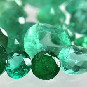 大量!!〔天然エメラルドおまとめ50ct〕a ルース 裸石 宝石 ジュエリー jewelry emerald beryl ベリル 緑玉 DI0 の画像1