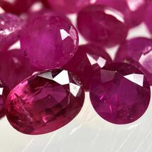 〔天然ルビーおまとめ〕a重量約30ct 裸石 宝石 Ruby ruby コランダム 紅玉 jewelry ジュエリー DD5 ②_画像2