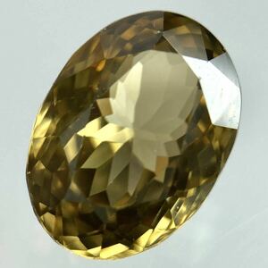 〔天然ジルコン約3.816ct〕a約10.47×8.02mm ルース 裸石 zircon宝石 ジュエリー 