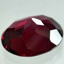 〔天然ロードライトガーネット3.308ct〕A 約10.04×8.00mm ルース 裸石 宝石 ジュエリー rhodolite garnet テDC0_画像2