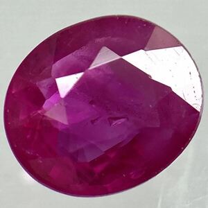 〔天然ルビー0.727ct〕a 約5.97×4.94mm ルース 裸石 corundum コランダム RUBY 宝石 ジュエリー テDG0