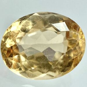 〔天然インペリアルトパーズ1.388ct〕a約7.69×6.19mmソーティング付 ルース 裸石 宝石 ジュエリー Imperial topaz