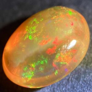 遊色効果抜群!!〔天然ファイヤーオパール約1.888ct〕a約10.42×7.95mm ルース 裸石 宝石 ジュエリー jewelry opal 