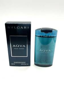 BVLGARI BVLGARY aqua pool Homme shampoo & shower gel 200ml Italy made 