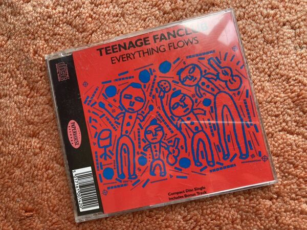 ティーンエイジファンクラブ　 1st CD teenage fanclub Everything flows ギターポップ　UKインディー ニールヤング ジャドフェア 