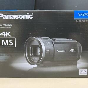S106[06]S10(ビデオカメラ) 未開封 Panasonic/パナソニック デジタル4Kビデオカメラ HC-VX2MS 4/9購入 4/10出品の画像1