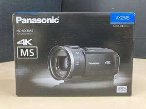 S106[06]S10(ビデオカメラ) 未開封 Panasonic/パナソニック デジタル4Kビデオカメラ HC-VX2MS 4/9購入 4/10出品