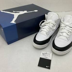 S153[08]S79(靴) 中古 NIKE/ナイキ AIRJORDAN3 RETRO SP DA3595-100 25.5㎝ ホワイト/ホワイトブラック 4/22出品の画像1