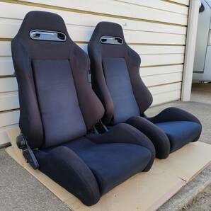 メーカー不明 レカロ(RECARO)SR-3(SR3)タイプ セミバケットシート(リクライニングバケットシート) ２脚の画像4