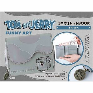 1 135 トムとジェリー FUNNY ART トムver. ミニウォレット 送料300円の画像6