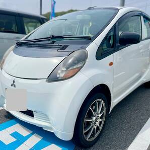 【1円】航続距離123キロ アイミーブM 安心の東芝製バッテリー 10.5kwh 急速充電対応 EV電気自動車 禁煙車 i-MiEV 白 地デジナビの画像6