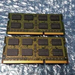 即決 SAMSUNG製 4GB×2枚 計8GB PC3-10600S SO-DIMM PC3-8500S互換 送料120円～の画像2