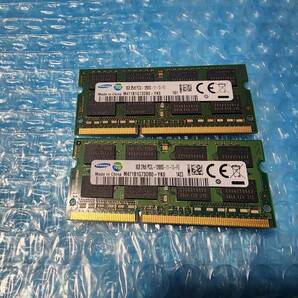 即決 SAMSUNG製 DDR3 8GB×2枚 合計16GB PC3L-12800S SO-DIMM 低電圧対応 送料120円～の画像1