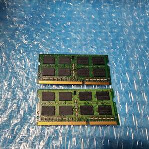 即決 SAMSUNG製 DDR3 4GB×2枚 合計8GB PC3-12800S PC3-8500S互換 PC3-10600S互換 SO-DIMM 送料120円～の画像2