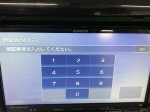 F417　　ケンウッド　メモリーナビ 「MDV-D307BT」 2020年度製　ワンセグ/DVD/SD/Bluetooth/USB/iPod