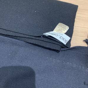 【N-19294】1円スタート マフラー3点セット HUGO BOSS Ermenegildo Zegna ドルガバ まとめ売り 防寒具 経年劣化有 保管品 の画像2