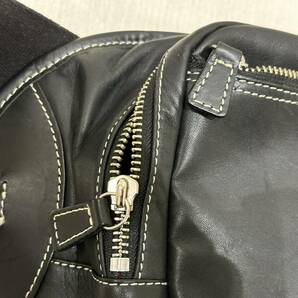 【KIM-1862】【1円～】KITAMURA キタムラ ボディバッグ ウェストポーチ ブラック ユニセックス 鞄 中古品の画像7