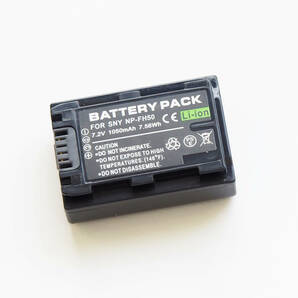 ■送料無料■NP-FH50■ソニー/SONY■1050mAh■PSE認証■互換バッテリー 保護回路内蔵 バッテリー残量表示可 / リチウムイオン充電池の画像1