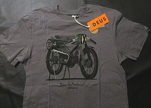 本物正規◆Deus ex Machina デウス◆Tシャツ MOON MIST グレー■S■新品・オーガニックコットン アメリカ購入