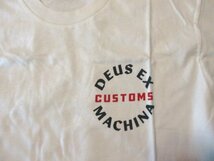 本物正規◆Deus ex Machina デウス◆Tシャツ ECLIPSE アイボリー/白■XL■新品・オーガニックコットン アメリカ購入_画像3