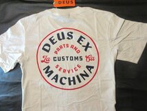 本物正規◆Deus ex Machina デウス◆Tシャツ ECLIPSE アイボリー/白■XL■新品・オーガニックコットン アメリカ購入_画像6