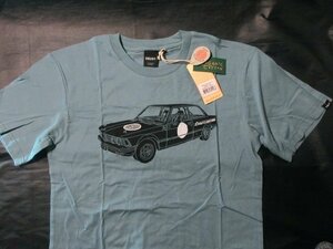 本物正規◆Deus ex Machina デウス◆Tシャツ RALLYEYE SMOKE BLUE■S■青 新品・オーガニックコットン アメリカ購入