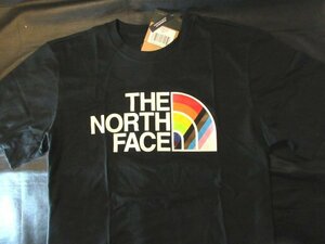 本物正規◆ノースフェイス◆Tシャツ PRIDE■XXL■黒/レインボー■新品■アメリカ限定■JK3 HALFDOME THE NORTH FACE 半袖