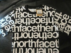 本物正規◆ノースフェイス◆Tシャツ ■マルチ ロゴ AOP BOX■黒■M■ゆったり新品■アメリカ限定 IA1 The North Face メンズ 半袖