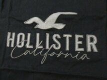 本物正規◆ホリスター◆Tシャツ アップリケ 0056-900■XL■黒■新品/綿100％ HOLLISTER_画像3