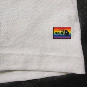 本物正規◆ノースフェイス◆Tシャツ PRIDE■白/OMBRE■XL■OUTDOORS TOGETHER 新品■アメリカ限定■891 THE NORTH FACE 半袖の画像3