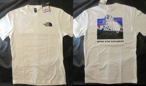 本物正規◆ノースフェイス◆Tシャツ BOX NSE■XL■アイボリー 新品■GDN WHITE アメリカ限定 FM1/The North Face メンズ 半袖