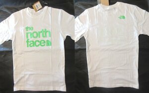 本物正規◆ノースフェイス◆Tシャツ COORD■L■白/緑■新品■アメリカ限定■5H1 THE NORTH FACE 半袖