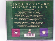 LINDA RONSTADT（リンダ・ロンシュタット） : GREATEST HITS Ⅰ＆Ⅱ US輸入版 中古CD ブックレット入り_画像2