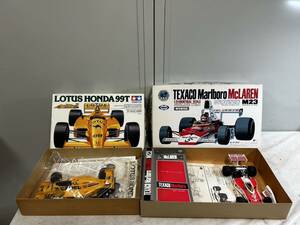 （144）当時物 タミヤ TAMIYA1/20グランプリコレクションロータス・ホンダ99T MARUI 1/24 テキサコマルボロマクラーレン 現状品 パーツ取り