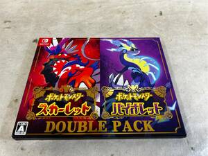 (206) unused nintendo Nintendo Switch soft Pocket Monster scarlet violet double pack 