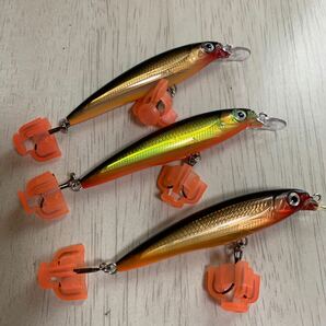 p ★ 美品RaPaLa ラパラ エックスラップ 約75mm X-RAP 3個セット Xラップ ミノーの画像2