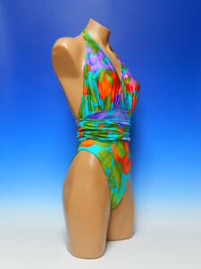 ★Chacott SWIMWEAR★日本製 チャコット ハイレグスタイル ブラジリアン ワンピース ハイレグ水着 ヴィンテージ レトロ ハイレグワンピース