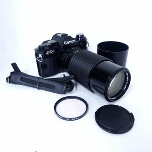 Canon キャノン AE-1 PROGRAM ブラック + FD 70-210mm F4 フィルムカメラ 現状品 USED /2404C