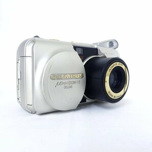 OLYMPUS オリンパス μ ZOOM 115 DELUXE フィルムカメラ コンパクトカメラ 通電OK 現状品 USED /2404Cの画像2