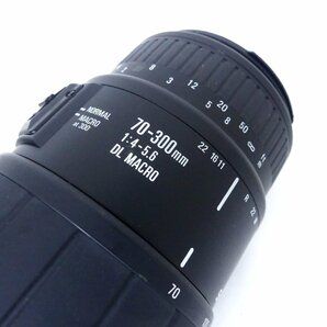 SIGMA シグマ 70-300mm F4-5.6 DL MACRO カメラレンズ 交換レンズ キャノン用 USED /2404Cの画像7