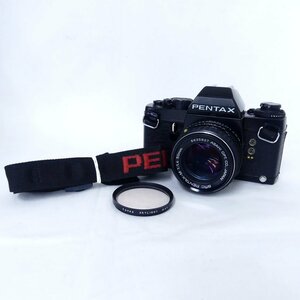 【送料無料】 PENTAX ペンタックス LX + smc PENTAX-M 50mm F1.4 フィルムカメラ 空シャッターOK 現状 USED /2404C