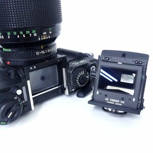 【送料無料】 Canon キャノン F-1 + FD 85mm F1.2 L フィルムカメラ 一眼レフ 空シャッターOK USED /2404Cの画像4